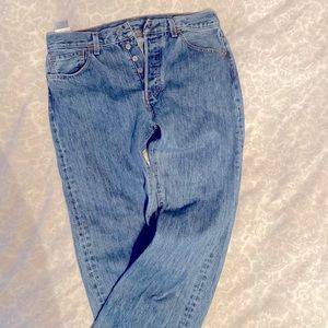 Levi’s original 501 button fly.